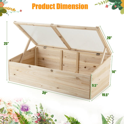 Wooden Garden Portable Greenhouse