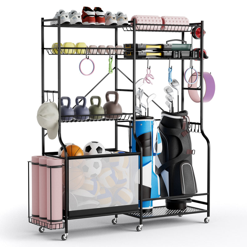 Sports Equipment Organizer for Garage