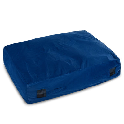 47 x 35.5 Inch Crash Pad Sensory Mat with Foam Blocks and Washable Cover-Blue