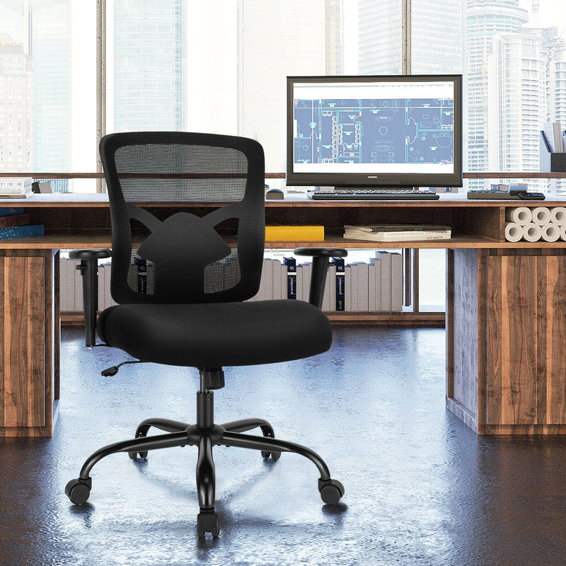 400LBS Mesh Big and Tall Office Chair Swivel Task Chair