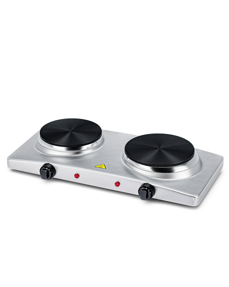 1800W Double Hot Plate Electric Countertop Burner