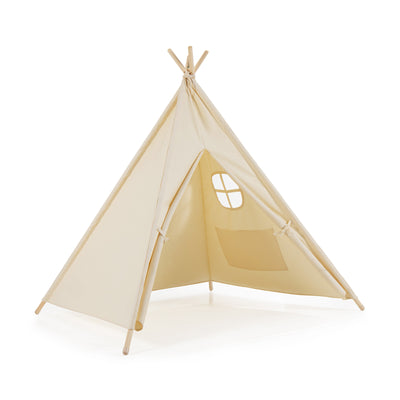 Foldable Kids Canvas Teepee Play Tent