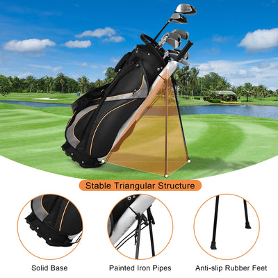 9 Inch Golf Stand Bag Divider Carry Pockets Storage