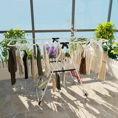 Portable Storage Drying Rack Laundry Clothes