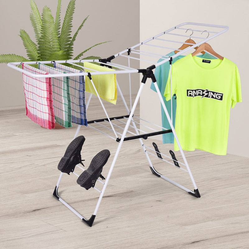 Portable Storage Drying Rack Laundry Clothes