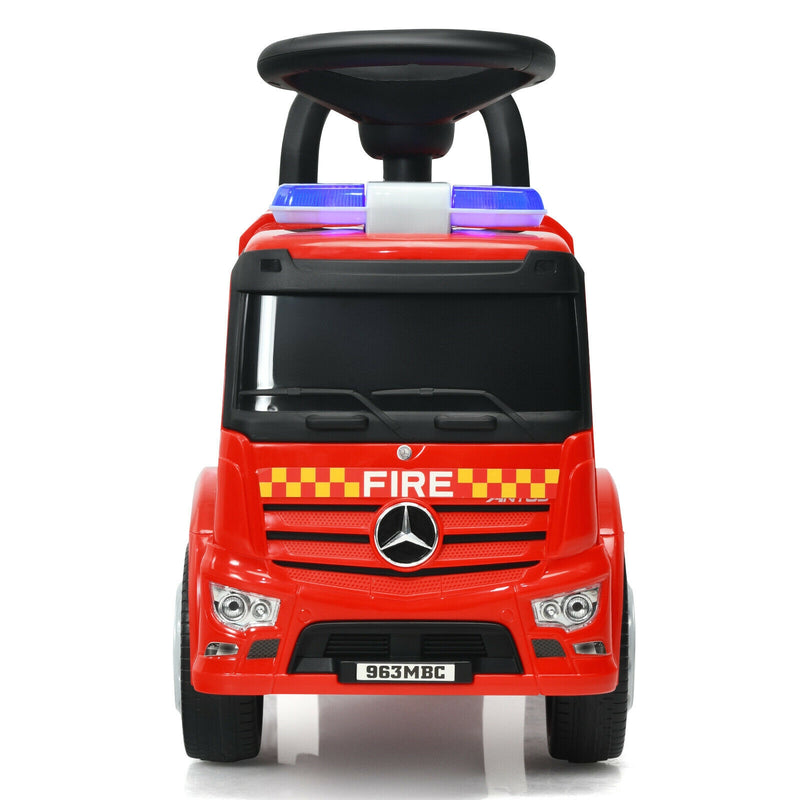 Licensed Mercedes Benz Kids Fire Engine Racer-Red