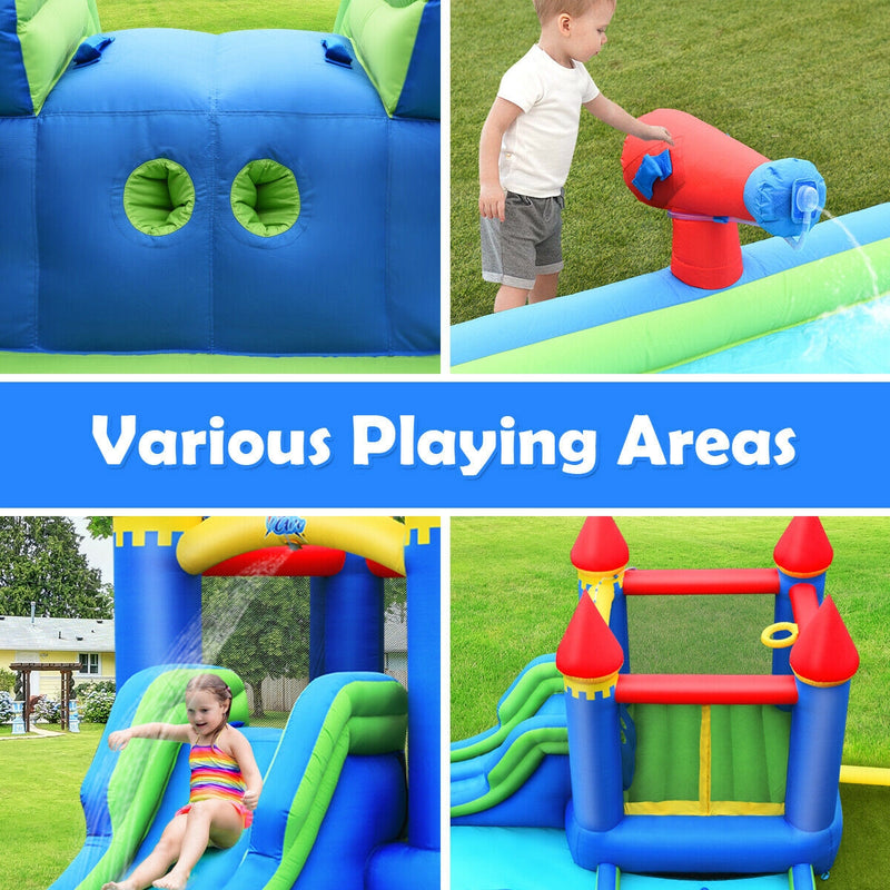 Kids Inflatable Bounce House Water Slide without Blower