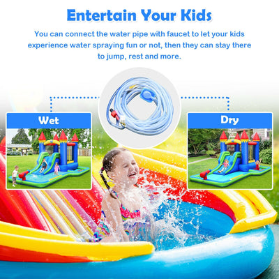 Kids Inflatable Bounce House Water Slide without Blower