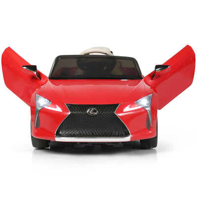 Lexus LC500 Licensed Kids 12V Ride Remote Control Electric Vehicle-Red