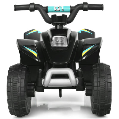 6V Kids Electric ATV 4 Wheels Ride-On Toy-Black