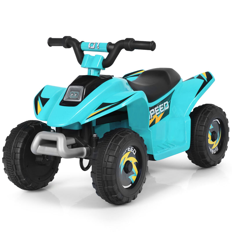 6V Kids Electric ATV 4 Wheels Ride-On Toy -Blue