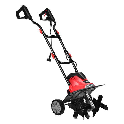 14-Inch 10 Amp Corded Electric Tiller and Cultivator 9-Inch Tilling Depth