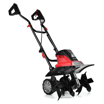 17-Inch 13.5 Amp Corded Electric Tiller and Cultivator 9-Inch Tilling Depth