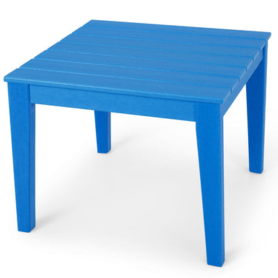 25.5 Inch Square Kids Activity Play Table-Blue