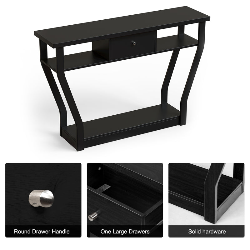 Modern Sofa Accent Table with Drawer