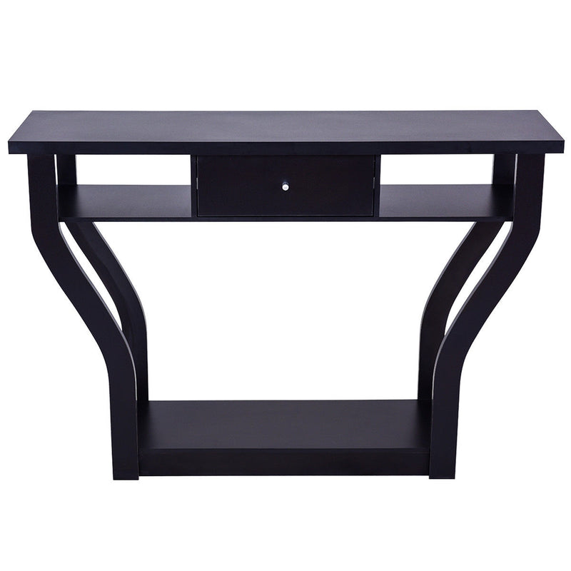 Modern Sofa Accent Table with Drawer