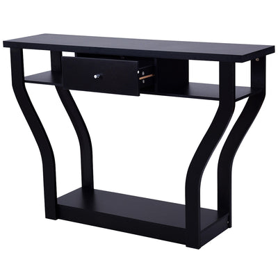 Modern Sofa Accent Table with Drawer