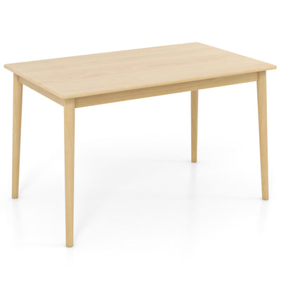 48 Inches Wooden Dining Table for 4 People-Natural