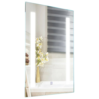 27.5-Inch LED Bathroom Makeup Wall-mounted Mirror