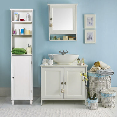 Tower Storage Shelving Display Cabinet for Bathroom