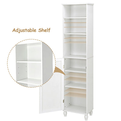 Tower Storage Shelving Display Cabinet for Bathroom