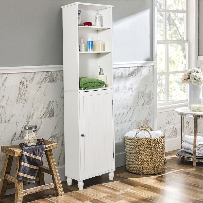 Tower Storage Shelving Display Cabinet for Bathroom