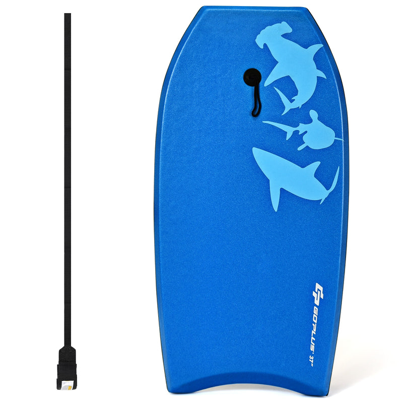 Lightweight Super Bodyboard Surfing W/Leash IXPE Deck EPS Core Boarding-L