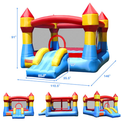 Inflatable Bounce House Castle Jumper Without Blower