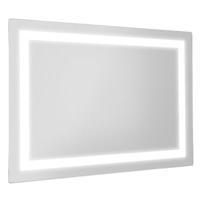 27.5 Inch LED Wall-Mounted Rect Bathroom Mirror with Touch