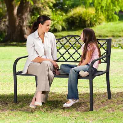 50 inch Patio Bench Loveseats for Garden