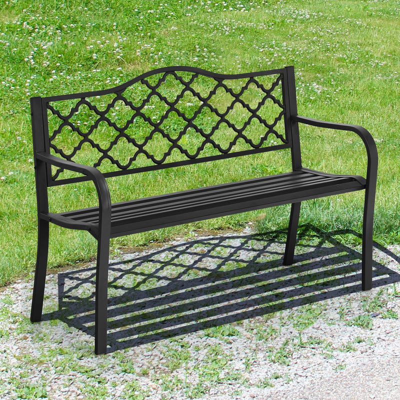 50 inch Patio Bench Loveseats for Garden