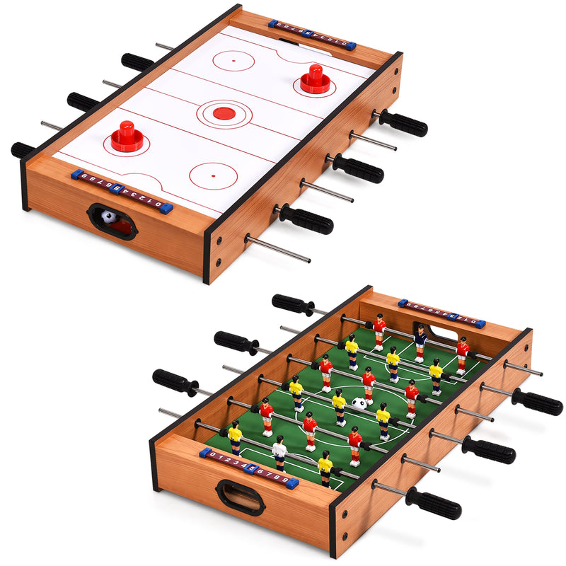 2 in 1 In/Outdoor Air Hockey Foosball Game Table