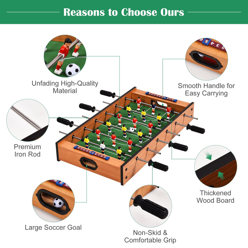 2 in 1 In/Outdoor Air Hockey Foosball Game Table