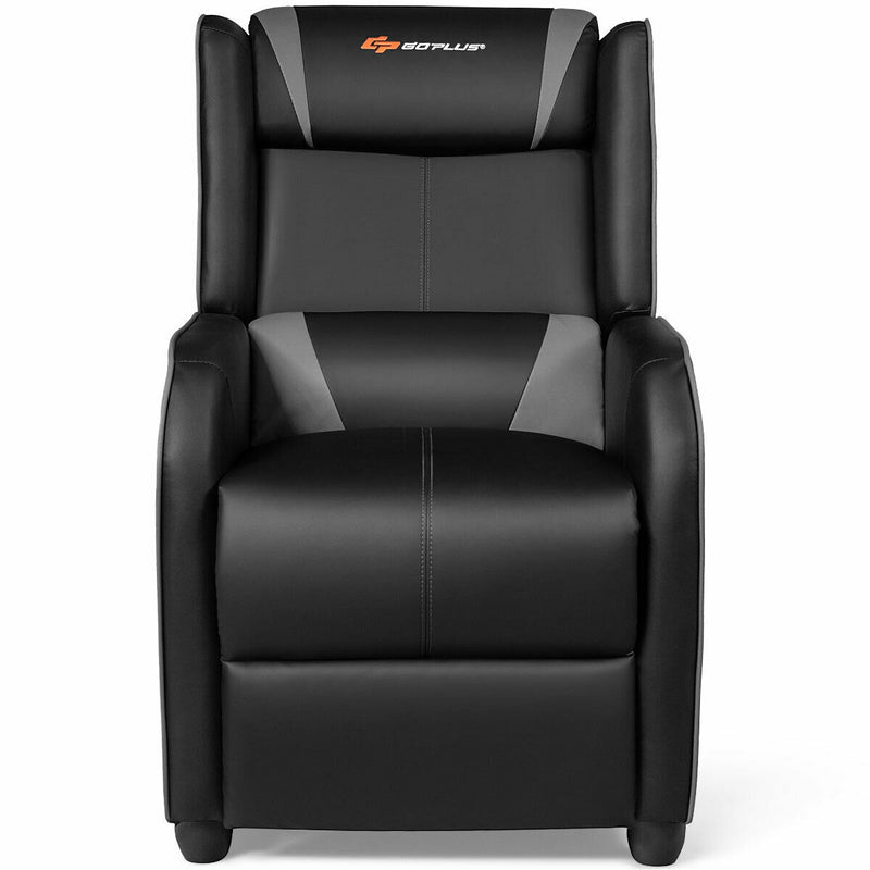 Home Massage Gaming Recliner Chair-Gray