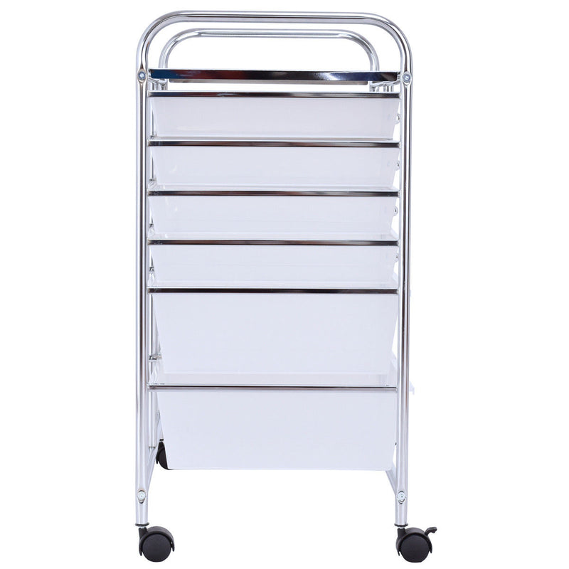 12 Storage Drawer Organizer Bins Rolling Cart