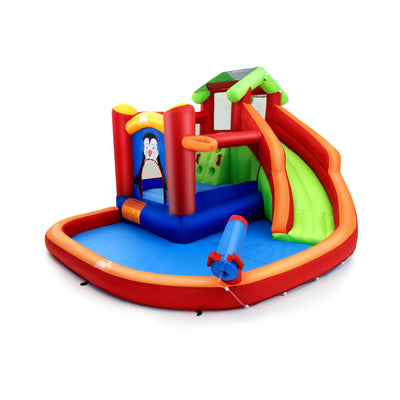 Inflatable Slide Bouncer and Water Park Bounce House Without Blower