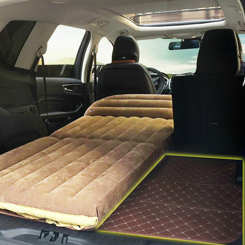 Inflatable SUV Air Backseat Mattress Travel Pad with Pump Camping and Pillow