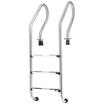 3-Step Stainless Steel Non-Slip Swimming Pool Ladder