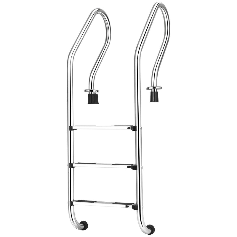 3-Step Stainless Steel Non-Slip Swimming Pool Ladder