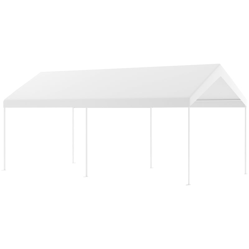 10 x 20 Feet Steel Frame Portable Car Canopy Shelter