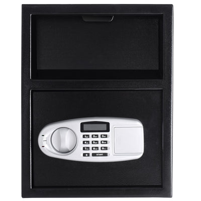 Digital Deposit Safe Box Depository with Front Drop for Jewelry and Cash