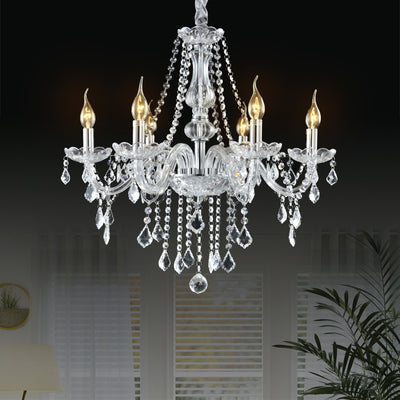 Elegant Crystal Chandelier Ceiling Light