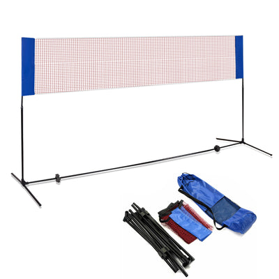 14 x 5 Feet Portable Beach Training Badminton Net with Carrying Bag