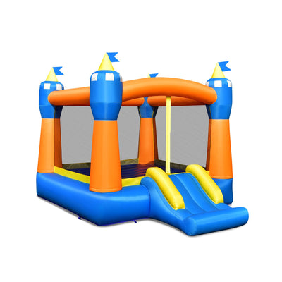 Kids Inflatable Bounce House Magic Castle with Large Jumping Area without Blower