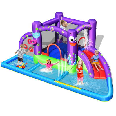 Inflatable Water Slide Castle without Blower