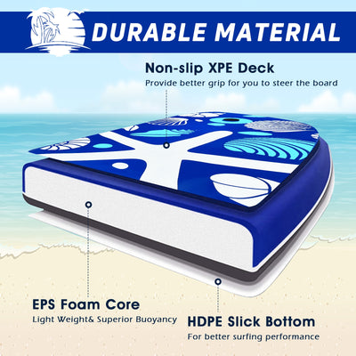 41 Inch Lightweight Super Portable Surfing Bodyboard-L