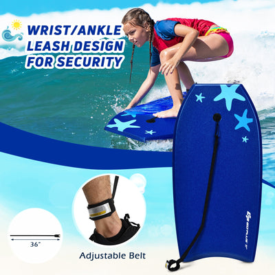 41 Inch Lightweight Super Portable Surfing Bodyboard-L