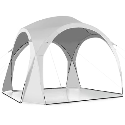 11 x 11 Inch Patio Sun Shade Shelter Canopy Tent Portable UPF 50+ Outdoor Beach-White