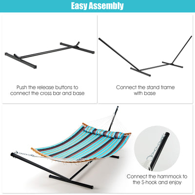 2-Person Heavy-Duty Hammock Stand with  Storage Bag