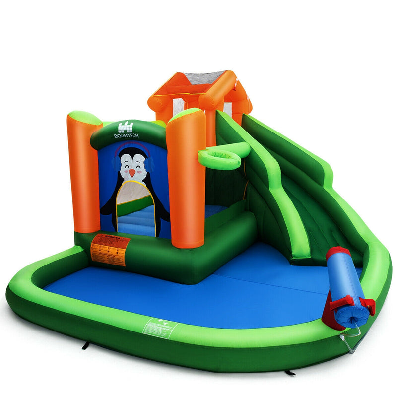 Inflatable Slide Bouncer and Water Park Bounce House Without Blower